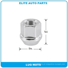 Porcas de talão de bolota de protuberância para roda de carro